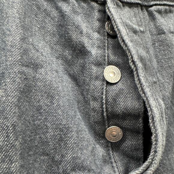 Levi's 501 Jeans Mens 44x30 (42x28 ACTUAL) Button Fly Grayish Blue Denim - Picture 4 of 11
